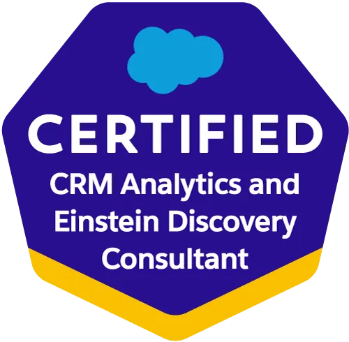 Salesforce Certified analytics
