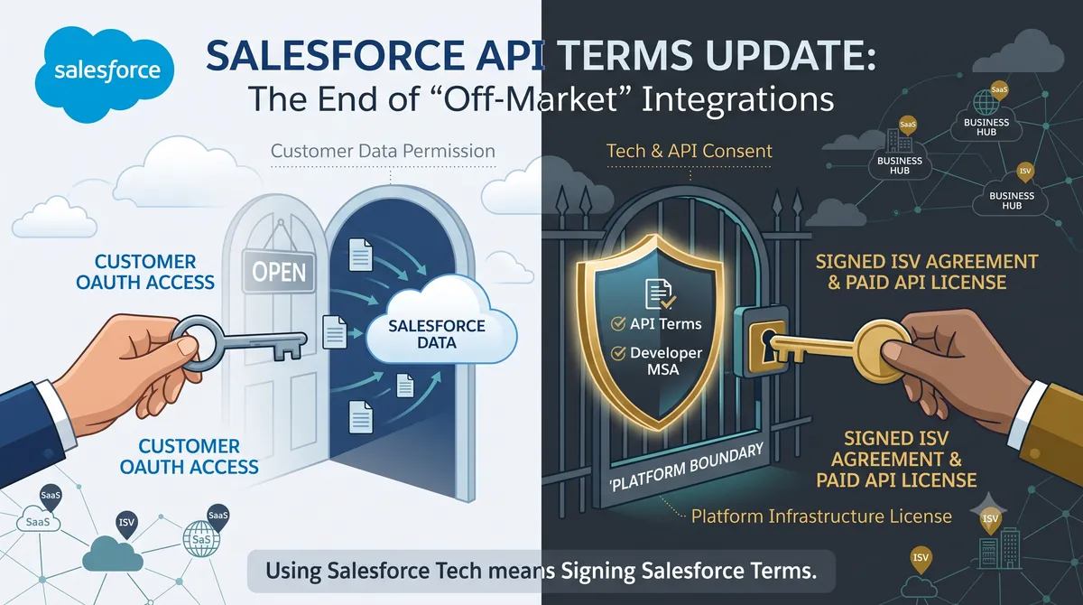 Important Updates to Legal Terms for Salesforce APIs: How This Impacts Your SaaS Business